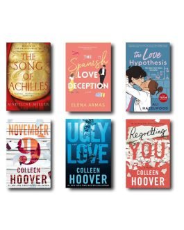Song of Achilles + The Spanish Love Deception + The Love Hypothesis + November 9 + Ugly Love + Regretting You : Special Books combo