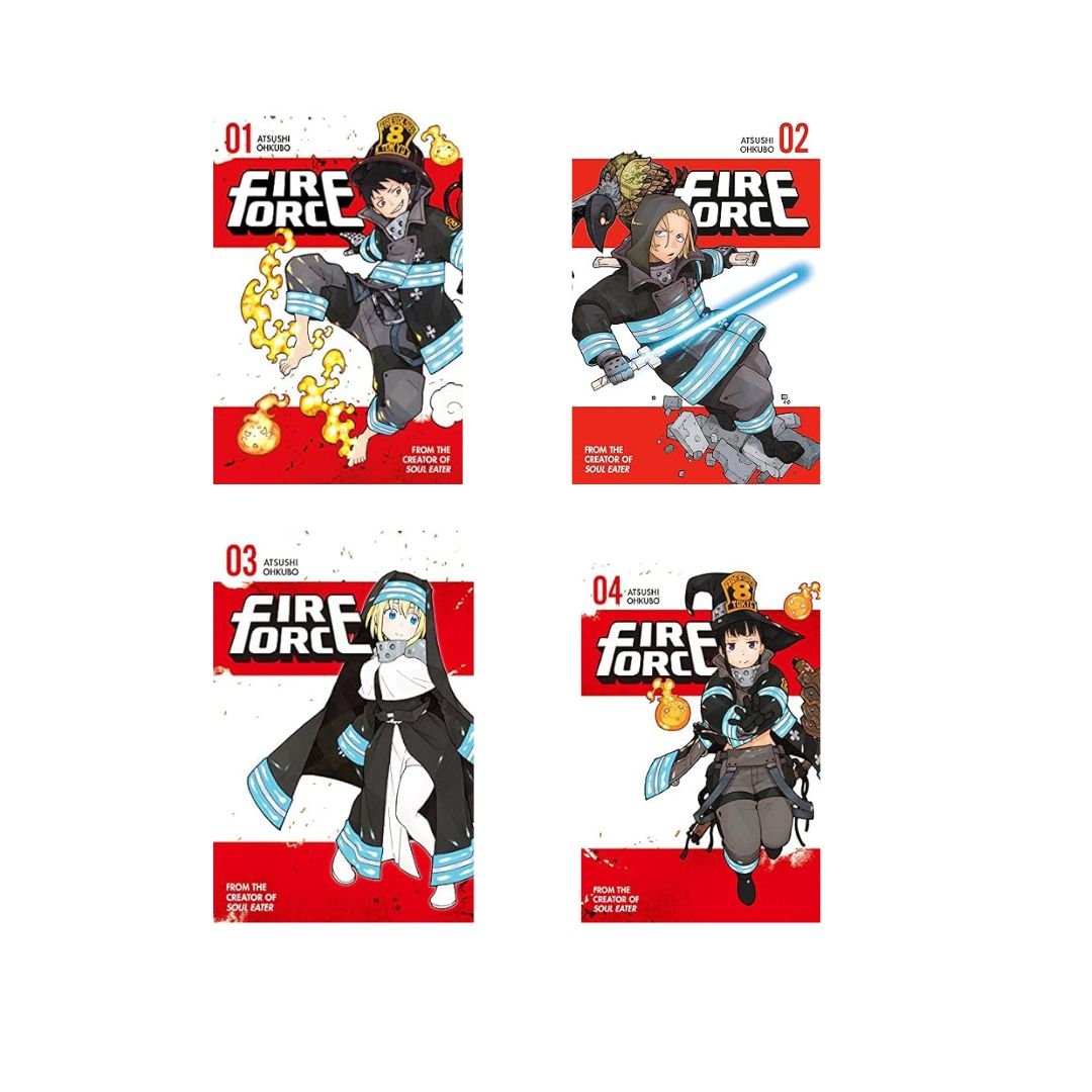 Fire Force Manga (Vols 1 to 4) - Atsushi Ohkubo