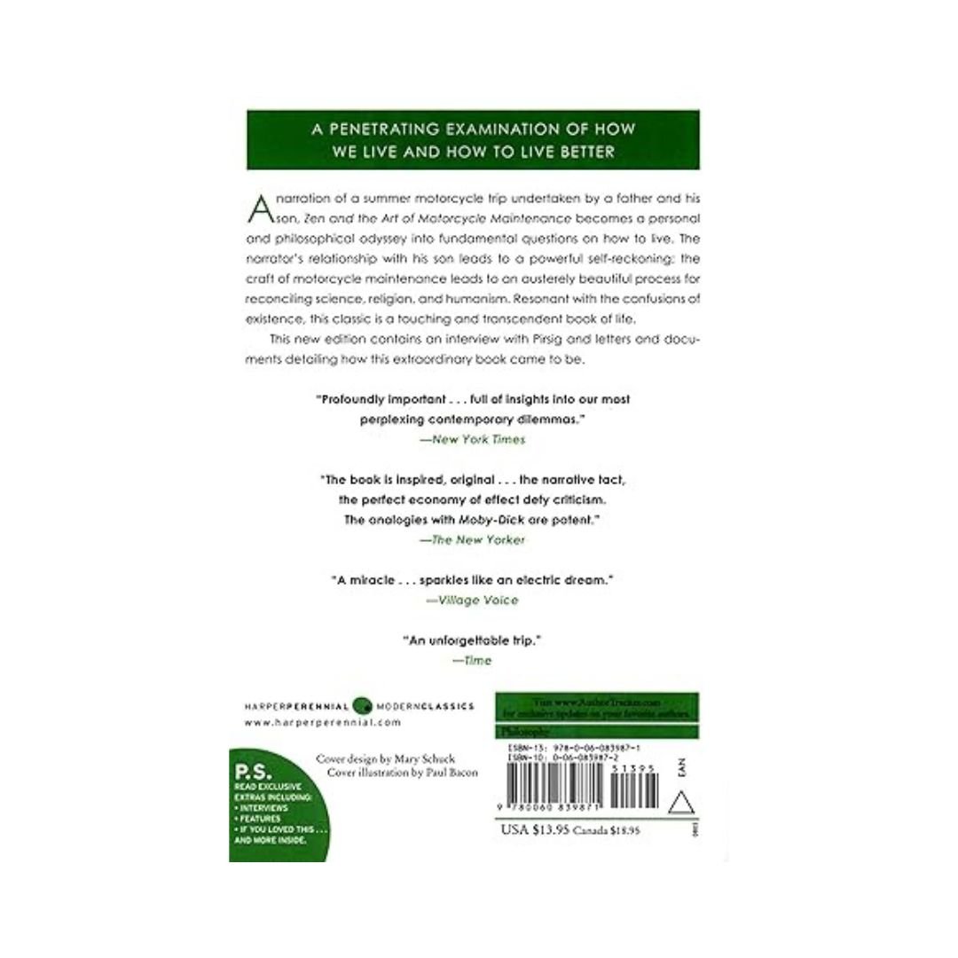 Zen and the Art of Motorcycle Maintenance