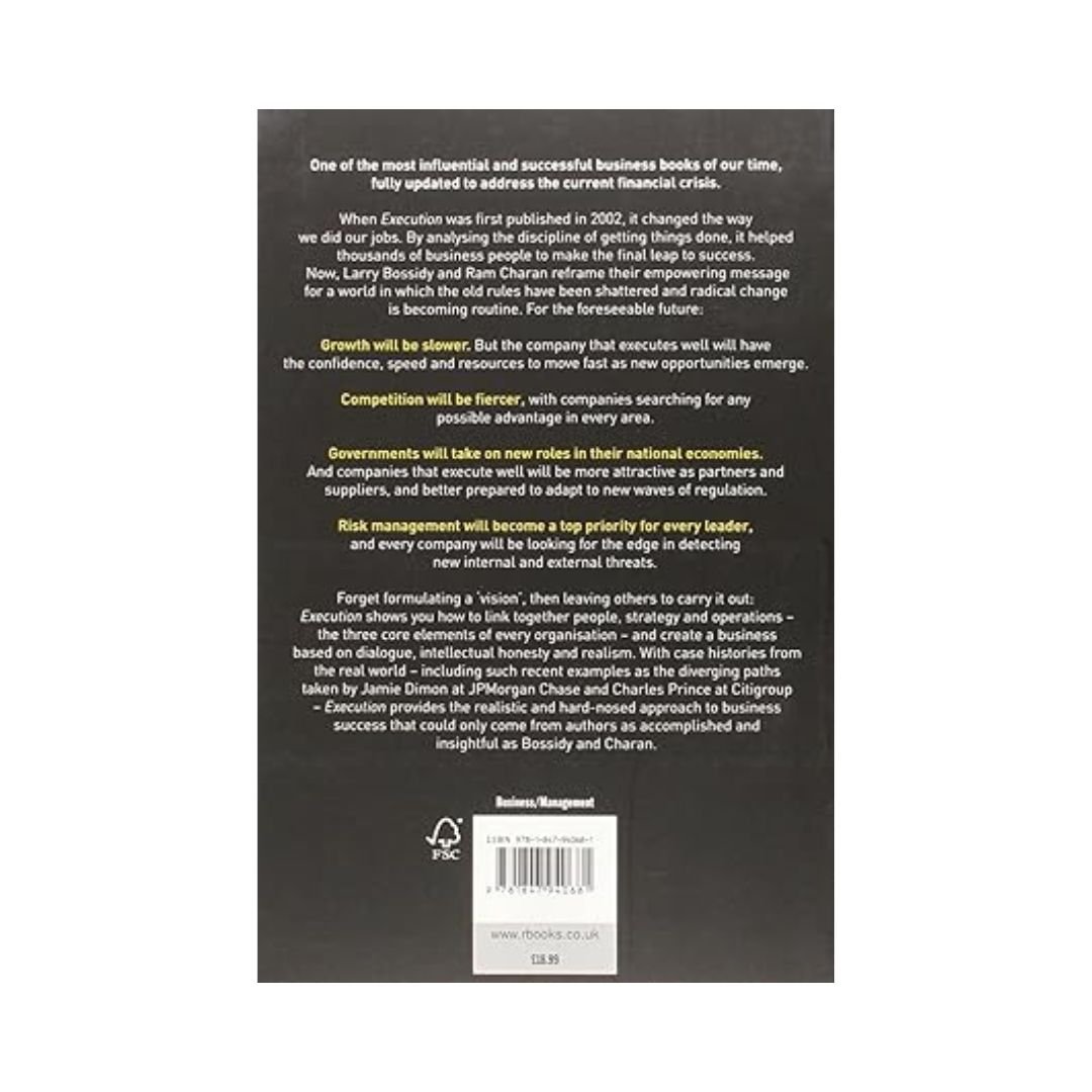 Execution The Discipline of Getting Things Done