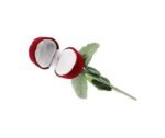 Artificial Velvet Rose Ring Box - Romantic Proposal & Valentine Gift