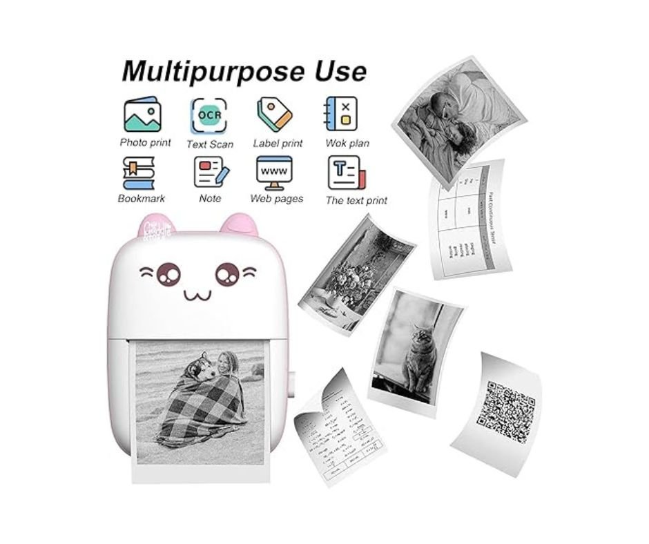 Mini Portable Thermal Printer For Kids