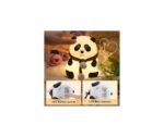 Rechargeable Silicone Panda Night Light for Kids 7-Color LED Changing Lamp